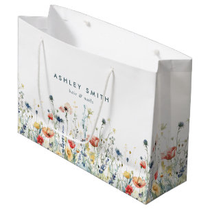 Lebendige Wildblumen-Firma Große Geschenktüte