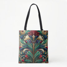 Lebendige William Morris Inspiriert Tote Bag