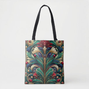 Lebendige William Morris Inspiriert Tote Bag Tasche