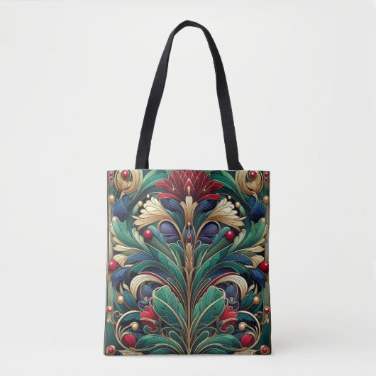 Lebendige William Morris Inspiriert Tote Bag Tasche (Vorderseite)