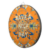 Lebendige Wünsche: Ein schönes Design für Kunstdru Dartscheibe (Vorderseite rechts)