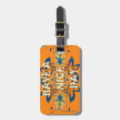 Lebendige Wünsche: Ein schönes Design für Kunstdru Gepäckanhänger (Vorderseite vertikal)