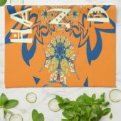 Lebendige Wünsche: Ein schönes Design für Kunstdru Geschirrtuch (Gefaltet)