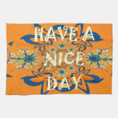 Lebendige Wünsche: Ein schönes Design für Kunstdru Geschirrtuch (Horizontal)