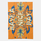 Lebendige Wünsche: Ein schönes Design für Kunstdru Geschirrtuch (Vertikal)