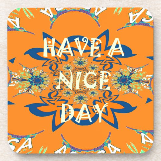 Lebendige Wünsche: Ein schönes Design für Kunstdru Getränkeuntersetzer (Vorderseite)