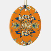 Lebendige Wünsche: Ein schönes Design für Kunstdru Keramik Ornament (Rechts)