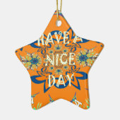 Lebendige Wünsche: Ein schönes Design für Kunstdru Keramikornament (Links)