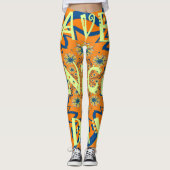 Lebendige Wünsche: Ein schönes Design für Kunstdru Leggings (Vorderseite)