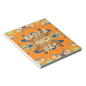 Lebendige Wünsche: Ein schönes Design für Kunstdru Notizblock (angewinkelt)