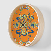 Lebendige Wünsche: Ein schönes Design für Kunstdru Uhr (Winkel)