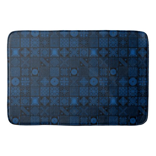 Lebendige Yoruba Spirit Bath Mat Badematte (Vorderseite)