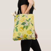 Lebendige Zitronenblüten-Tasche Tasche (Von Nahem)