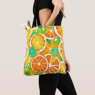 Lebendige Zitrusmischung - Frische & Saftige Schei Tasche