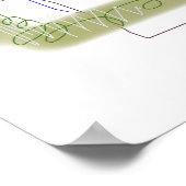 Lebendige Zusammensetzung Poster (Ecke)