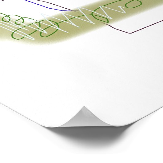 Lebendige Zusammensetzung Poster (Ecke)