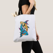 Lebendige Zwillingfische Tasche (Von Nahem)