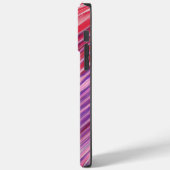 Lebendiger Abstrakter Farbfluss Lila rotes, benutz Case-Mate iPhone Hülle (Rückseite / Links)