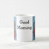 Lebendiger Abstrakter Hummer-Becher Kaffeetasse (Mittel)