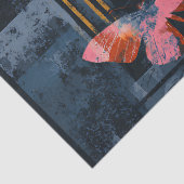 Lebendiger abstrakter Schmetterlingsflug (6) Seidenpapier (Detail)