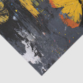 Lebendiger abstrakter Schmetterlingsflug (8) Seidenpapier (Detail)