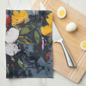Lebendiger abstrakter Schmetterlingsflug (9) Geschirrtuch (Viertel Falte)