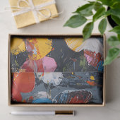 Lebendiger abstrakter Schmetterlingsflug (9) Seidenpapier (Geschenk)