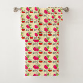 Lebendiger Apfelgarten Badhandtuch Set (Insitu)