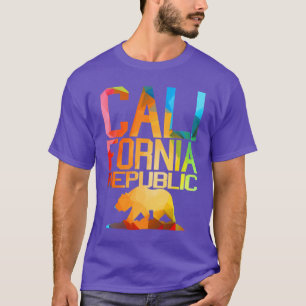 Lebendiger Bär der kalifornischen Republik T-Shirt