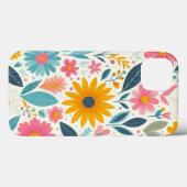 Lebendiger Blumengarten Case-Mate iPhone Hülle (Rückseite (Horizontal))