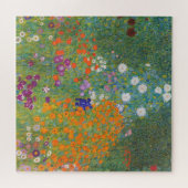 Lebendiger Blumengarten - Gustav Klimt Puzzle (Horizontal)