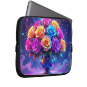 Lebendiger Blumenstrauß Laptopschutzhülle (Vorne Rechts)