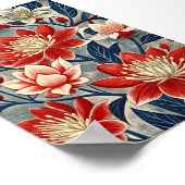 Lebendiger Blumenteppich Poster (Ecke)