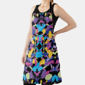 Lebendiger Burst: Random-Farbabstürze Schürze (InSitu)