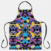 Lebendiger Burst: Random-Farbabstürze Schürze (Vorderseite)