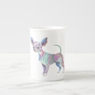 Lebendiger Chihuahua Spezial-Mug Porzellantasse