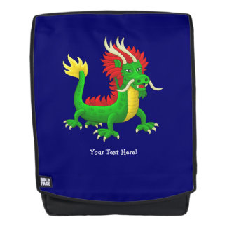 Lebendiger chinesischer Drache Rucksack