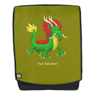 Lebendiger chinesischer Drache Rucksack