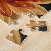 Lebendiger Dahlien-Blumenstrauß Puzzle (Seite)