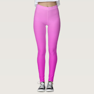 Lebendiger elektrischer Sommer Hot Pink getauchter Leggings