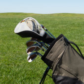 Lebendiger exotischer Königsgeier-Wandschmuck Golf Headcover (In SItu)