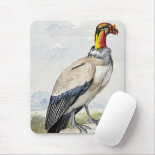 Lebendiger exotischer Königsgeier-Wandschmuck Mousepad