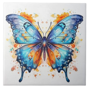 lebendiger Farb Schmetterling Fliese