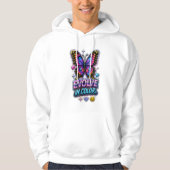 Lebendiger Farbsplash Hoodie (Vorderseite)