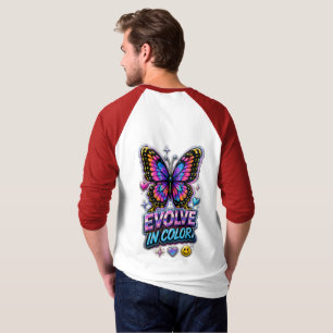 Lebendiger Farbsplash T-Shirt