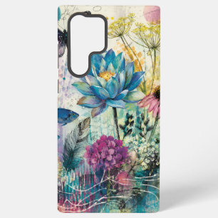 Lebendiger Floraler Aquatischer Traum Samsung Galaxy Hülle