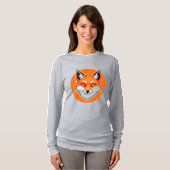 Lebendiger Fuchskopf T-Shirt (Vorne ganz)