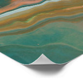 Lebendiger Geode Poster (Ecke)