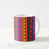 Lebendiger geometrischer Becher Kaffeetasse (VorderseiteRechts)