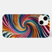 Lebendiger geometrischer Vortex-Handyhülle - Bunt Case-Mate iPhone Hülle (Rückseite (Horizontal))